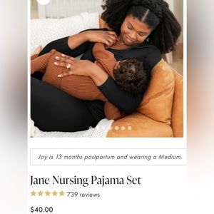 Kindred and bravely nursing pajamas. Size small. Like new. Extremely SOFT!